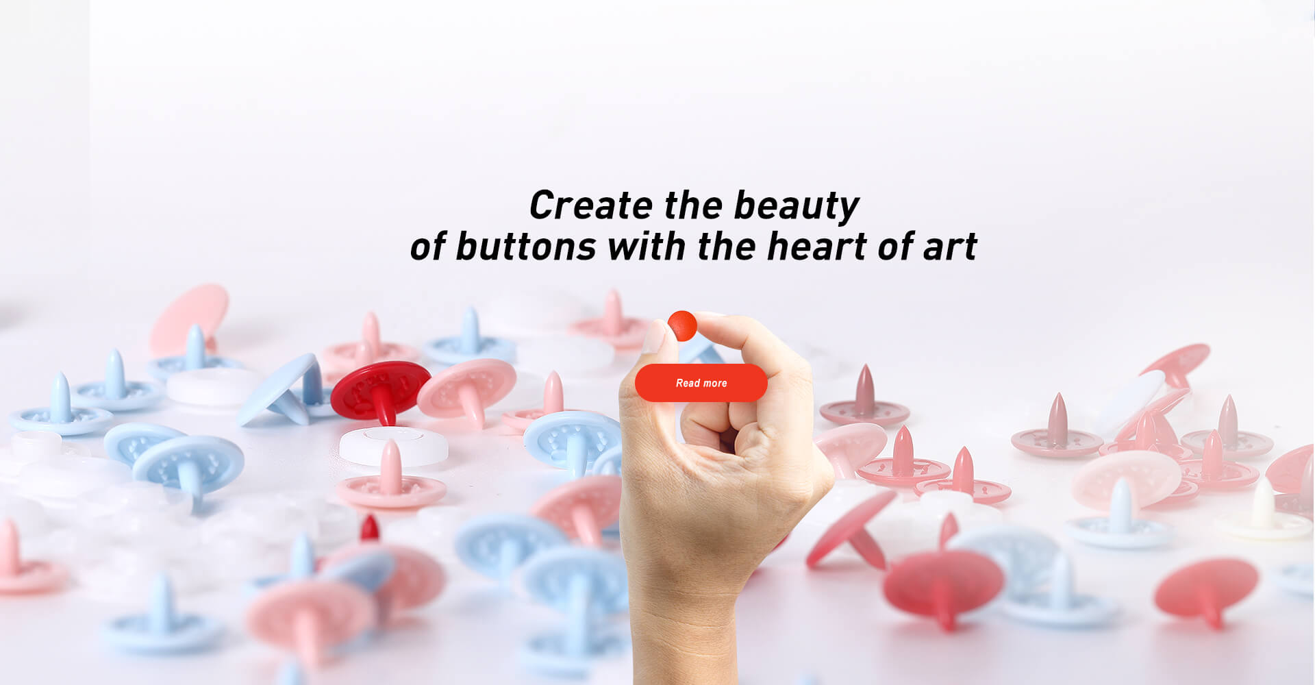 Create the beauty of buttons with the heart of art.